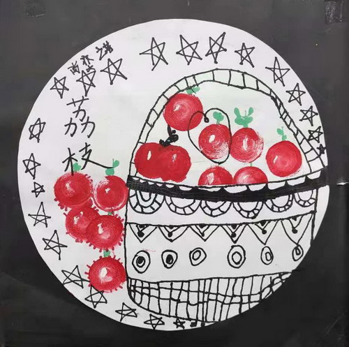 荔枝儿童绘画