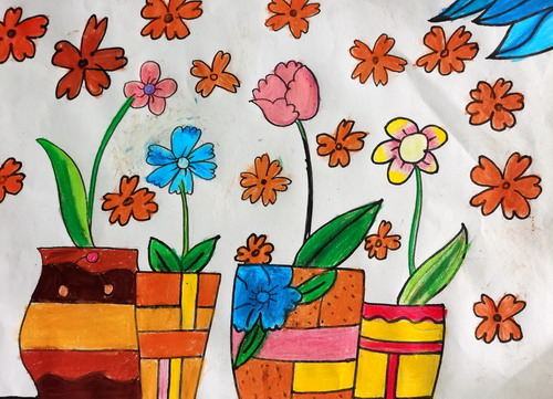 我家的窗台创意画