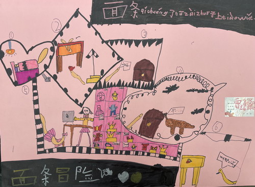 面条历险记儿童画一等奖