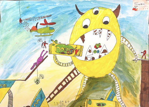 M豆大冒险画画简单