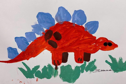 可爱的恐龙画画好看