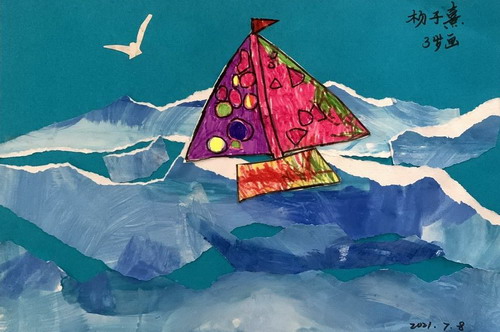 乘风破浪儿童绘画获奖