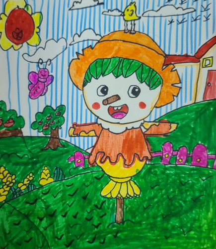 稻草人创意画获奖