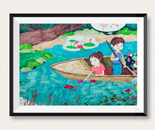 我是环保小卫士绘画获奖