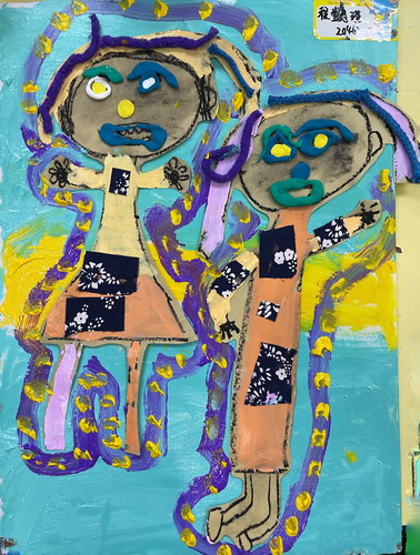 锡伯族女孩绘画获奖