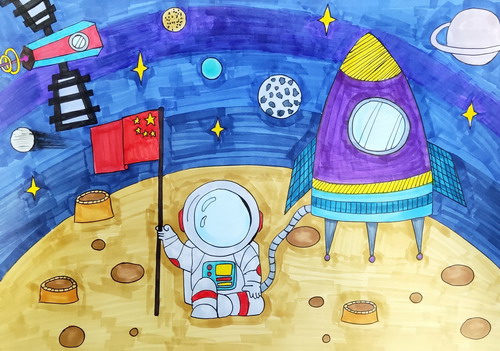 我的梦想画简单又漂亮