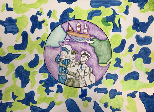 礼赞祖国儿童画一等奖