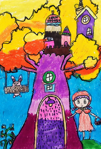 欢迎观临绘画一等奖