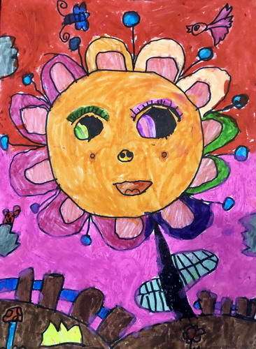 花花大世界绘画一等奖