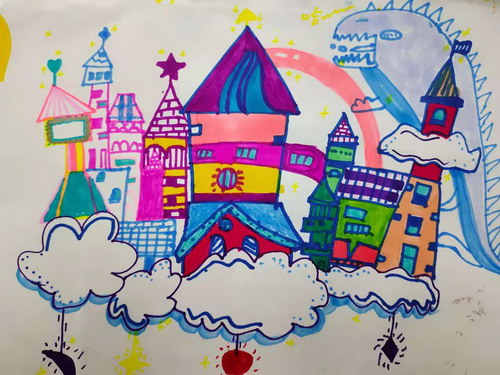 大城堡来了不速之客.画简单好看