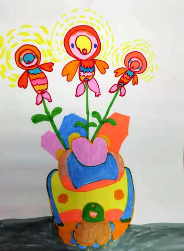 我们是一家手绘画简单好看