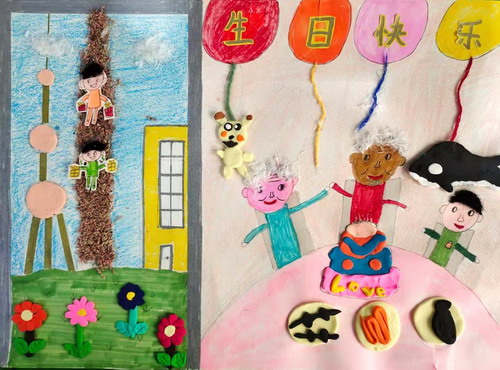 大家和小家画画作品