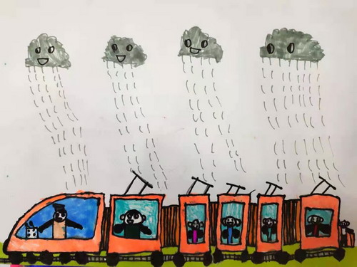 雨水发电车绘画获奖