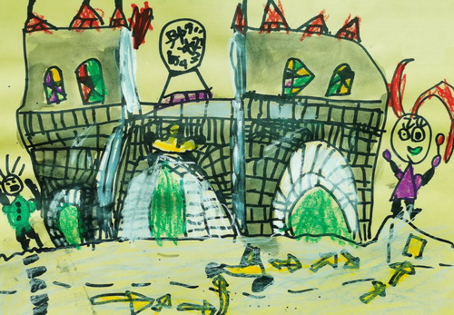 我的世界手绘画图片