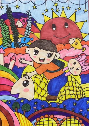 我的一个梦创意画