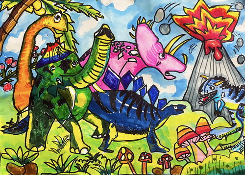 远古时代手绘图片