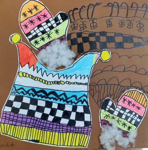 披风滚雪儿童绘画获奖