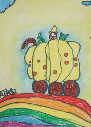 我的南瓜车绘画获奖