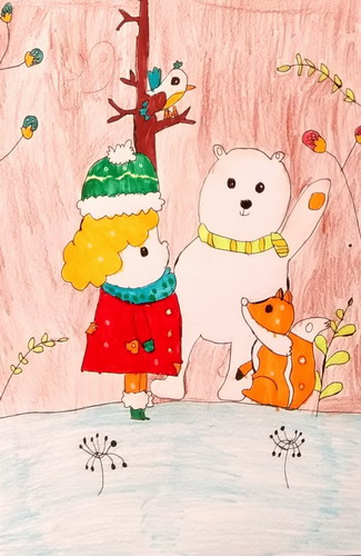 冬画简单又漂亮