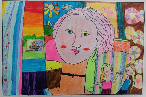 我爱妈妈画简单好看