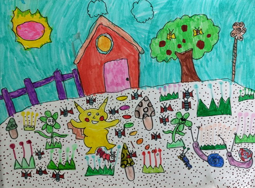 谁的家儿童画创意