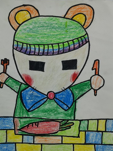 鼠宝宝绘画图片