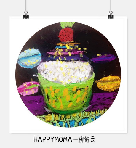 甜品站手绘画简单好看