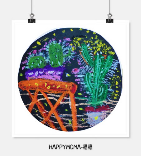 绿植写生画画作品