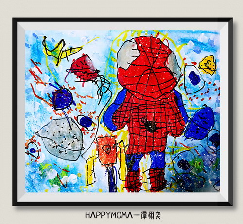 我的偶像创意画一等奖