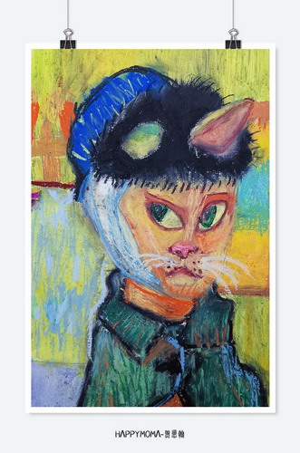 变装的喵星人画画作品