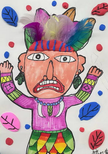 印第安人手绘画获奖