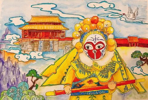 我的中国梦创意画一等奖