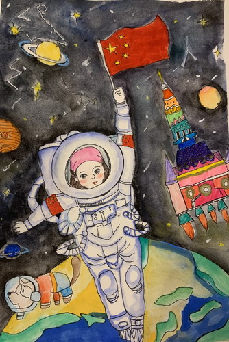我的宇航梦绘画获奖