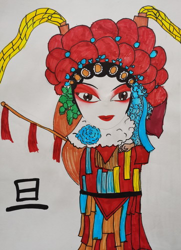 京剧人物-旦画画图片