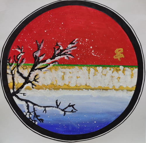 宫墙手绘画获奖