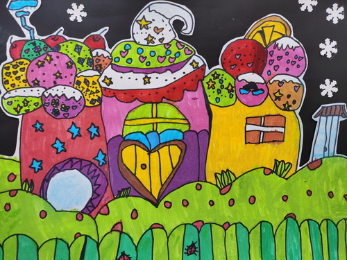 甜蜜小屋绘画获奖作品