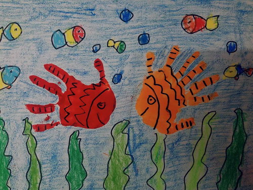 可爱的热带鱼画简单又漂亮