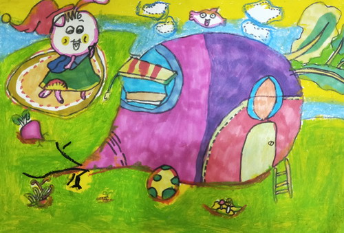 创意萝卜屋儿童绘画获奖