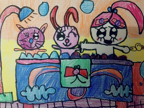 我爱洗澡皮肤好好绘画