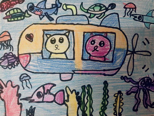 深海大冒险创意画获奖