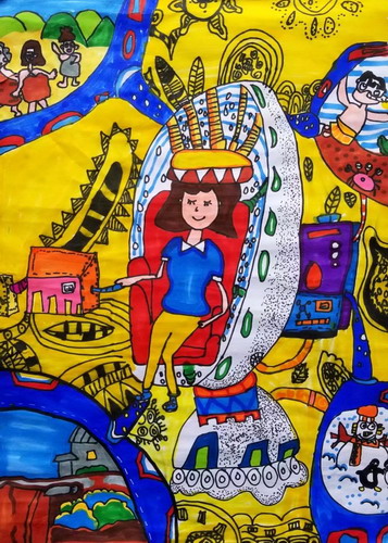 跨时空回忆机绘画获奖作品