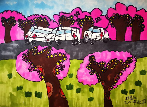 待到樱花开放时画画好看