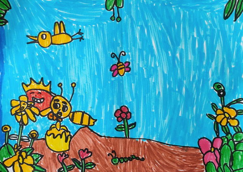 小蜜蜂绘画获奖