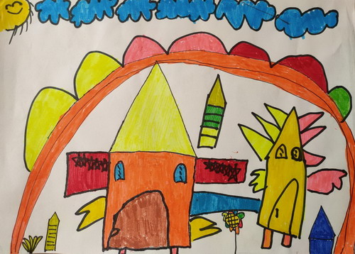 房子绘画一等奖