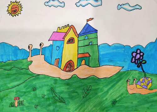 小蜗牛儿童绘画获奖