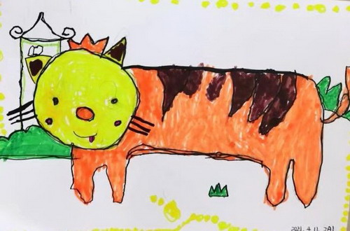 猫咪手绘画简单好看