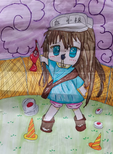 血小板绘画图片