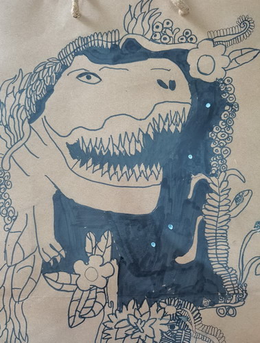 恐龙绘画获奖作品