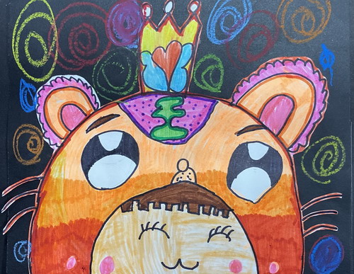 老虎帽绘画获奖