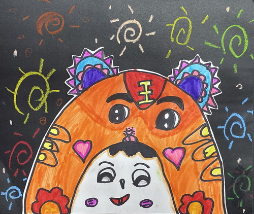 小布头奇遇记绘画作品